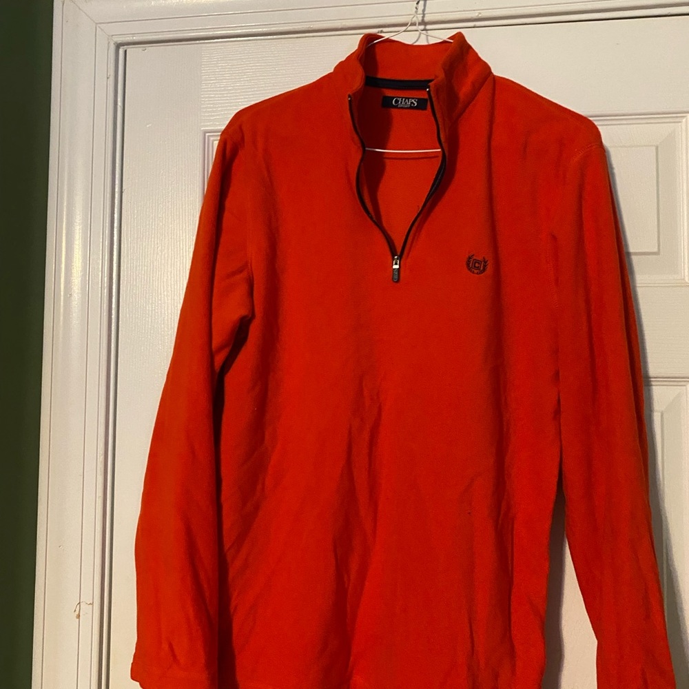 Chaps boys 3/4 zip fleece pullover